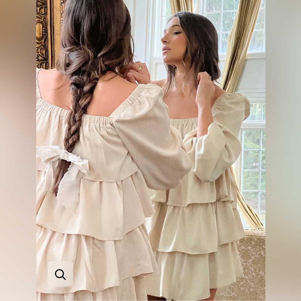 WeWoreWhat Ruffle Mini Dress